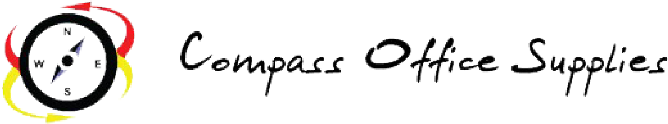 Compass Office Supplies Logo - Logo (1309x355), Png Download