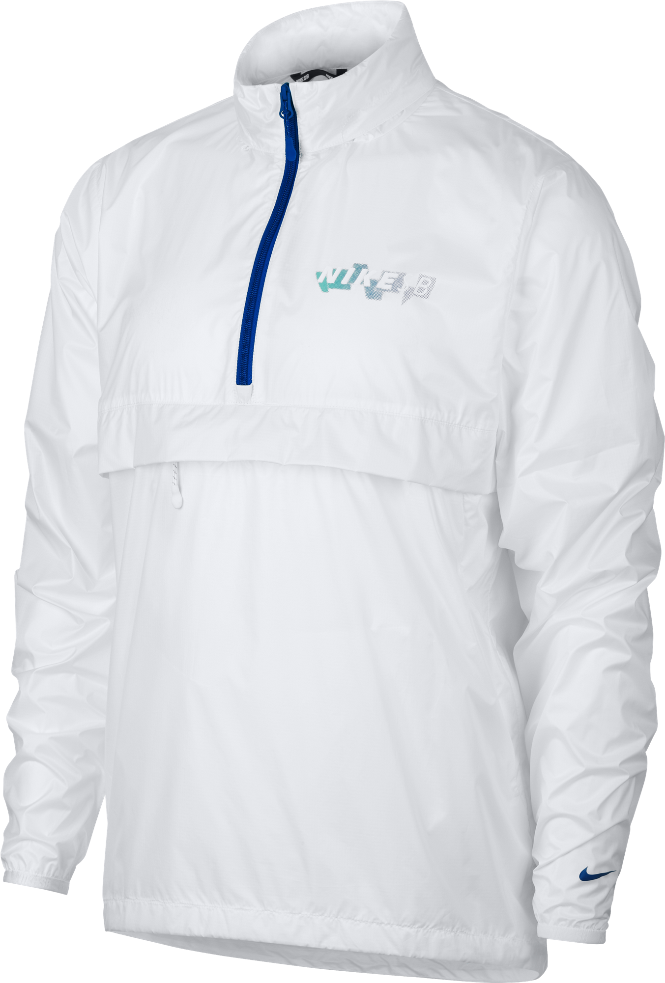 Nike Sb Anorak Windbreaker Jacket White - Coat (2000x2000), Png Download