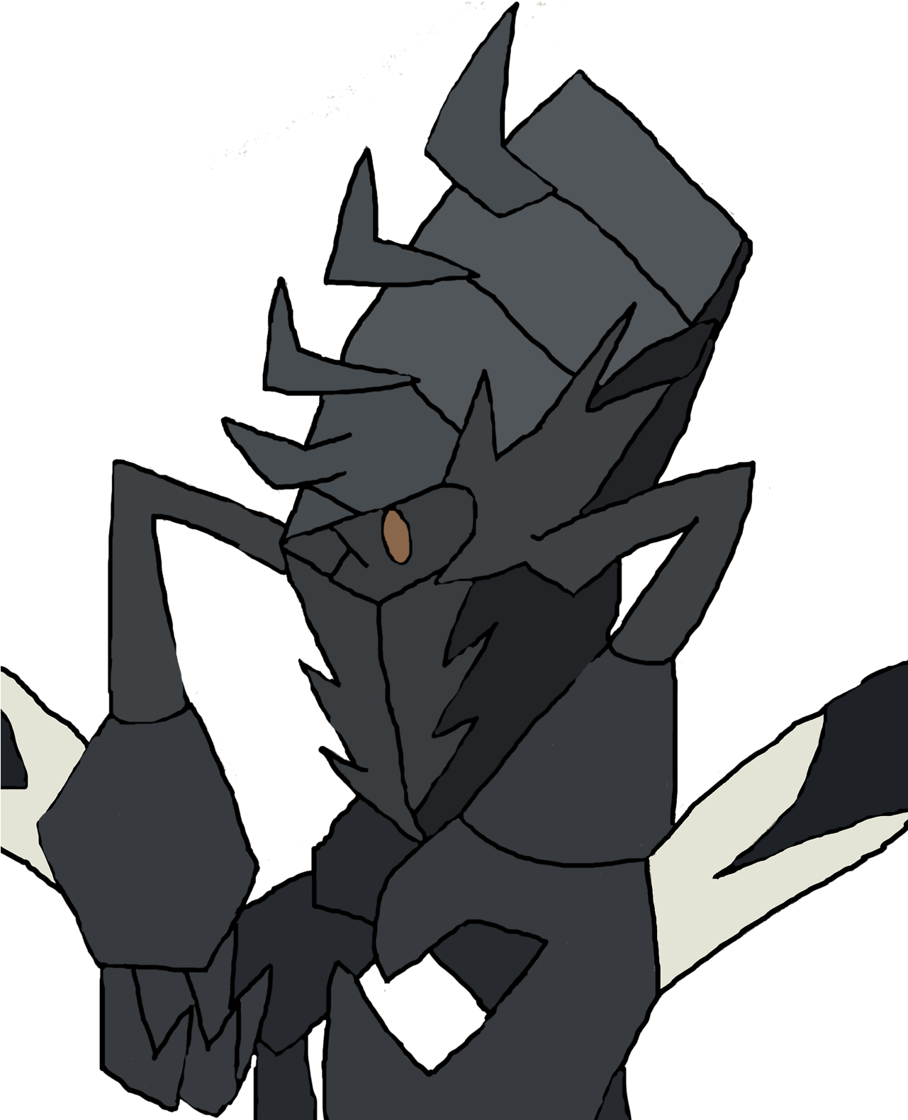 Necrozma - Cartoon (1280x1707), Png Download
