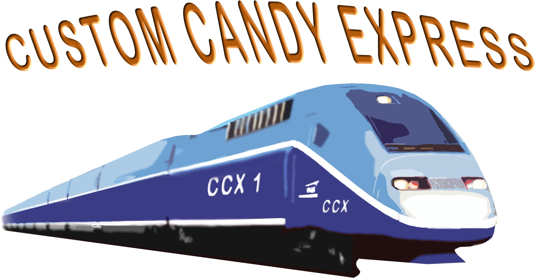 Custom Candy Express Logo - Rail Transport (1985x952), Png Download