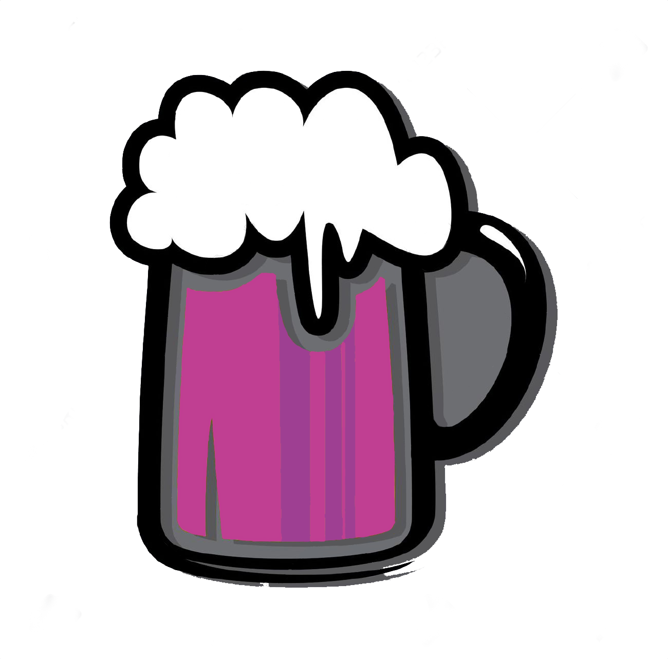 Beer Mug Icon Png For Kids - Beer Mug Beer Silhouette (1300x1283), Png Download