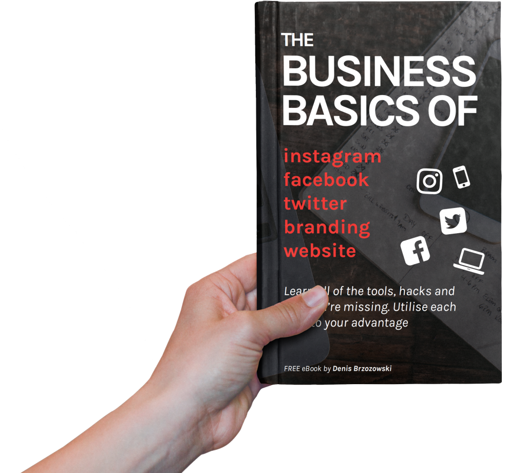 The Business Basics To Instagram, Facebook, Twitter, - Hand (1024x961), Png Download