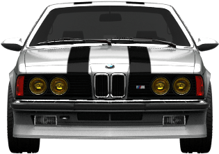 Bmw 6 Series'76 By Tibor Szikes - Bmw 6 Series (e24) (1004x373), Png Download