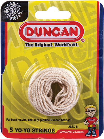 Image - Duncan Yo Yo String 5 Pack White Cotton (600x600), Png Download