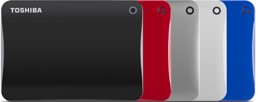 Canvio™ Connect - Toshiba (1056x412), Png Download