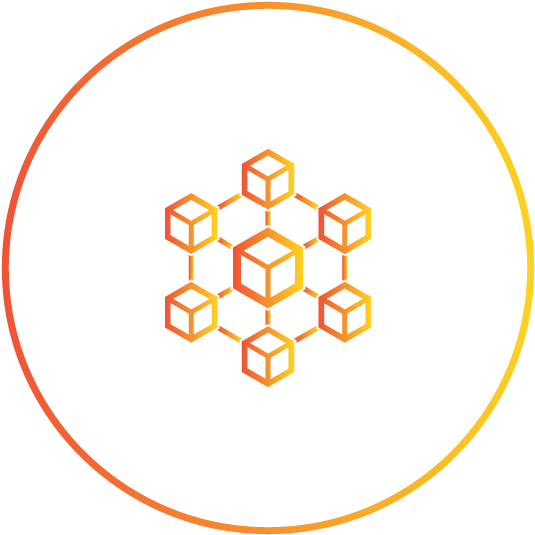 Secure Play Icons - Blockchain (600x600), Png Download