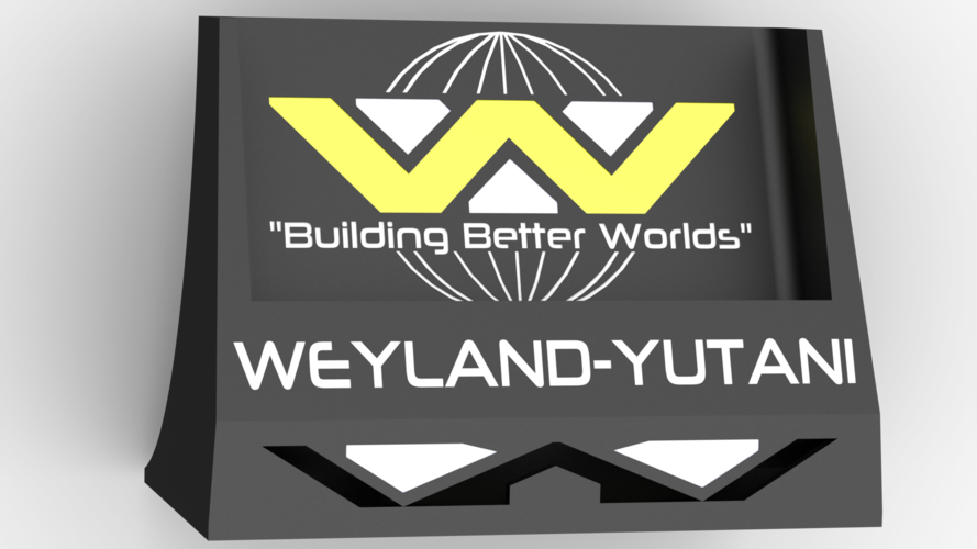 Weyland-yutani Inspired Stand For Sony Xperia Z1 3d - Poster (889x500), Png Download