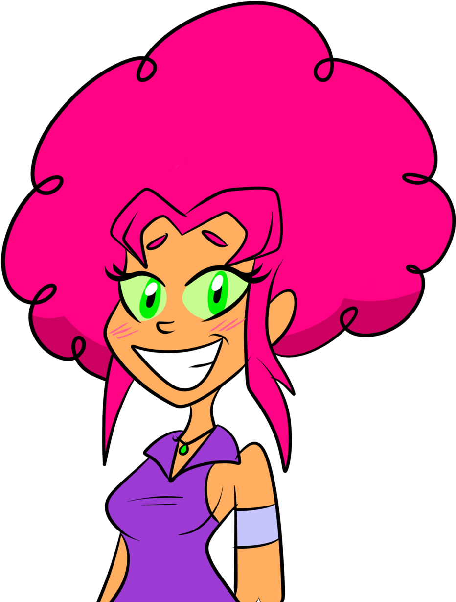 Afrofire By Sb99stuff Afrofire By Sb99stuff - Teen Titans Starfire Butt (932x1229), Png Download