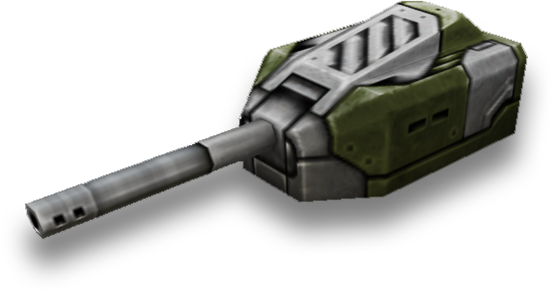 Turret Smoky M2 - Tanki Online (800x600), Png Download