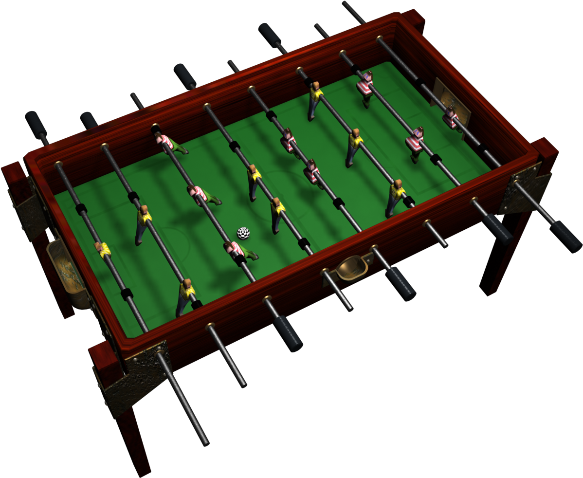 Source - - Foosball Png (1400x1050), Png Download