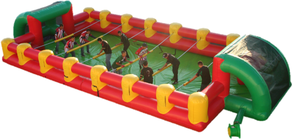 Inflatable Human Foosball Mall (1150x635), Png Download