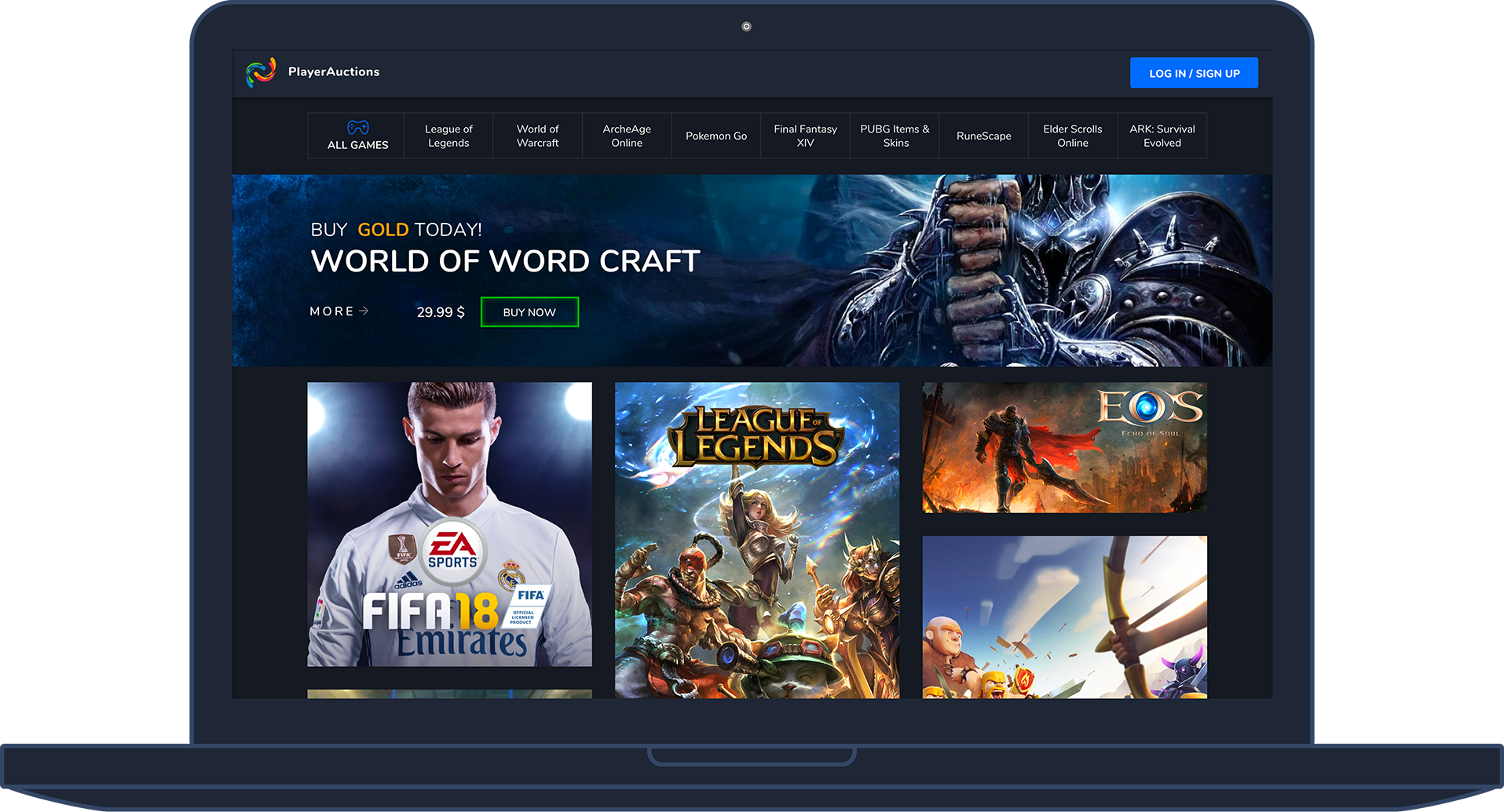 Playerauctions Is A Secure Marketplace For Players - World Of Warcraft Wrath (1915x1035), Png Download
