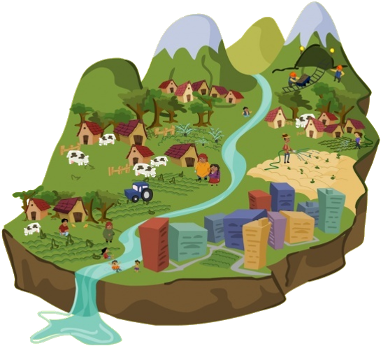 Happy Village - Ciencias Sociales El Municipio (628x628), Png Download