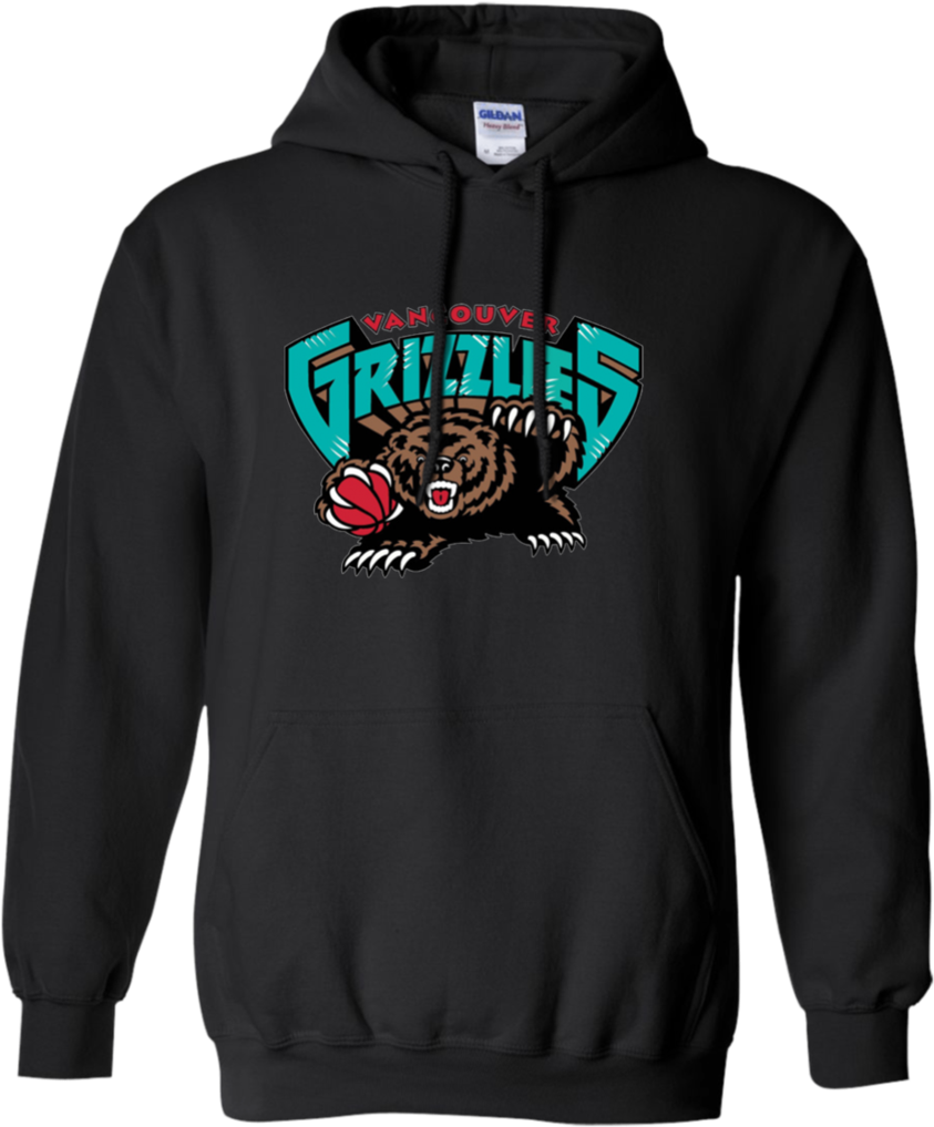 Nba Vancouver Grizzlies Retro G185 Gildan Pullover - Vancouver Grizzlies: The Official Book [book] (1024x1024), Png Download