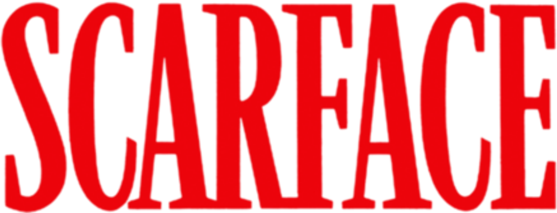 Scarface Movie Red Logo - Png Scarface (1920x747), Png Download