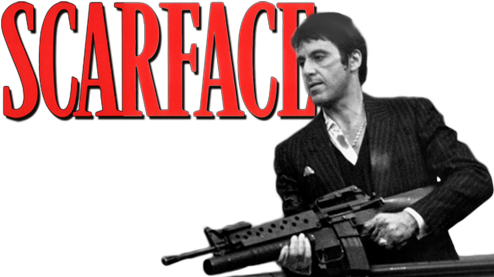 Scarface Logos Www Logoary - Funko Pop Rides Scarface Car (500x281), Png Download
