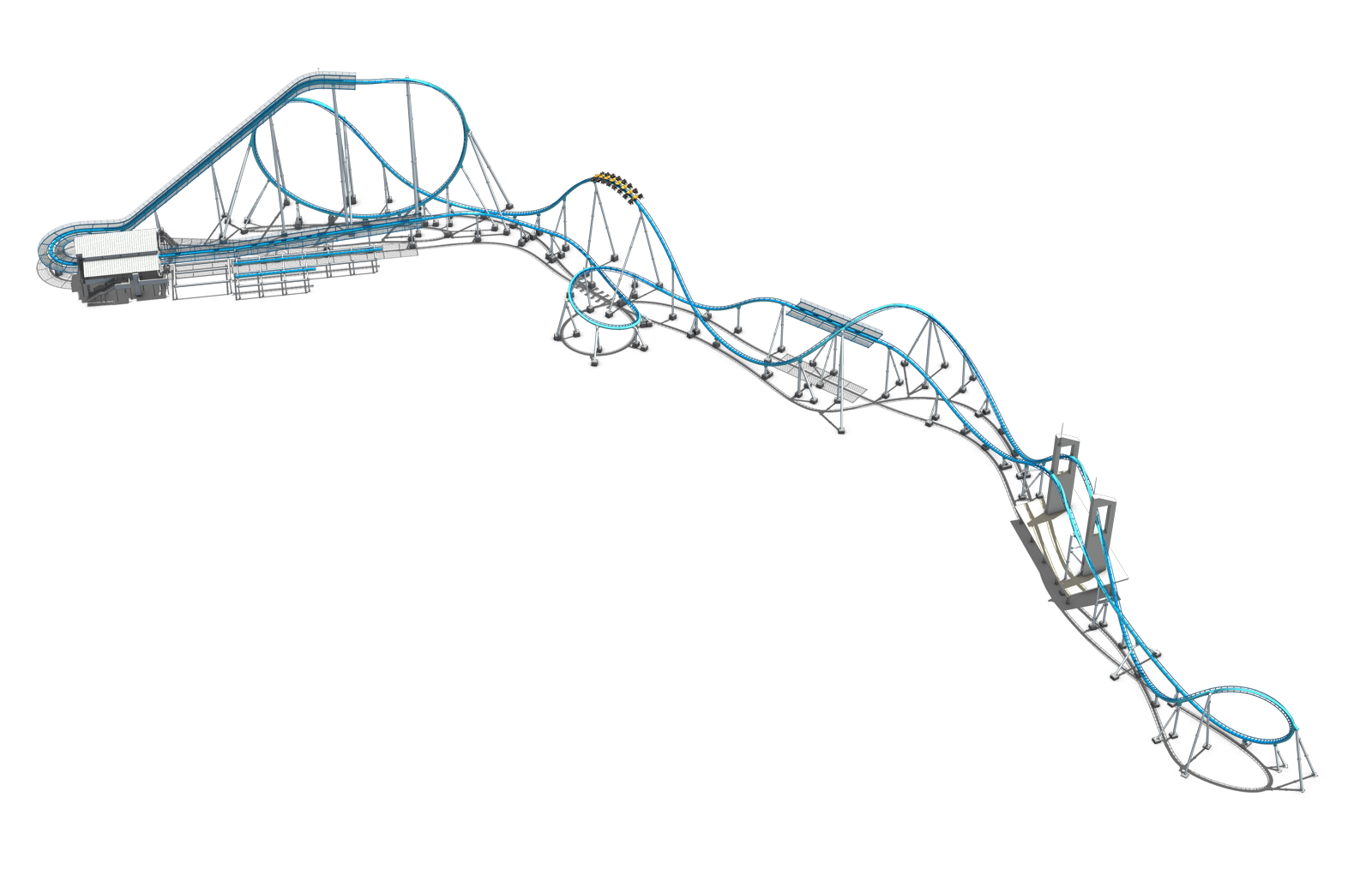 Gatekeeper Layout - Gatekeeper Cedar Point Layout (1600x1035), Png Download