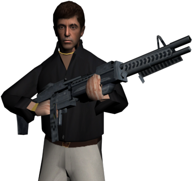 2ijj6ah - Gta San Andreas Tony Montana (640x480), Png Download