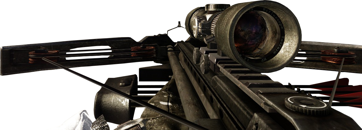 Crossbow Variable Zoom Bo - Call Of Duty Black Ops Crossbow (1199x431), Png Download