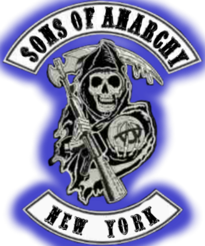 Sons Of Anarchy New York Logo - Sons Of Anarchy (417x500), Png Download