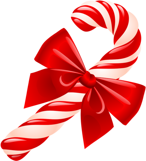 Candy Canes, Tube, Peppermint, Gingerbread, Photoshop, - Новый Год Картинки Png (500x545), Png Download