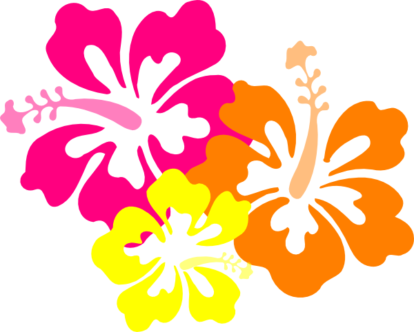 Hibiscus 22 Clip Art At Clker - Hibiscus Clip Art (600x482), Png Download