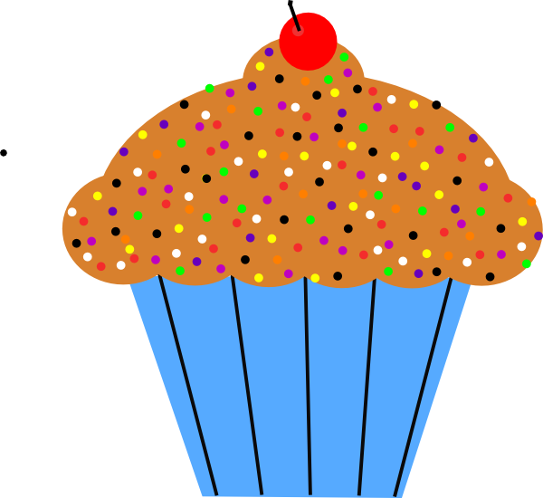 Cup Cake Images Clip Art (600x550), Png Download