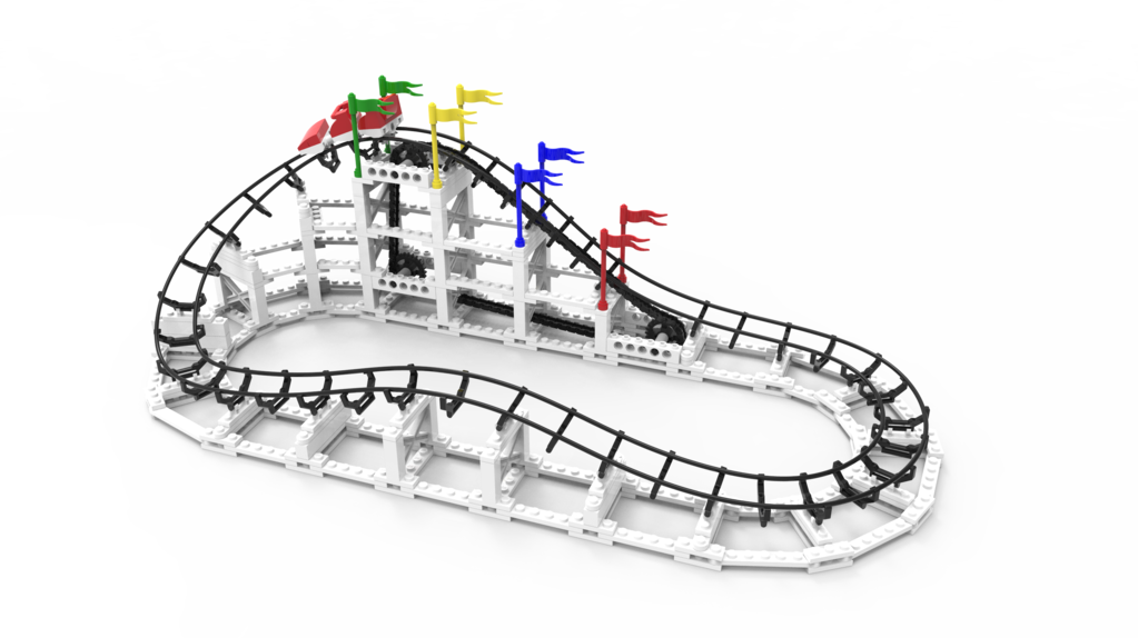 Cdx Blocks Little Dipper Roller Coaster (1023x574), Png Download