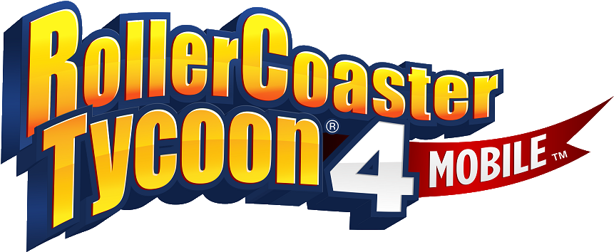 Rollercoaster Tycoon 4 Mobile Logo - Roller Coaster Tycoon Logo (1000x424), Png Download