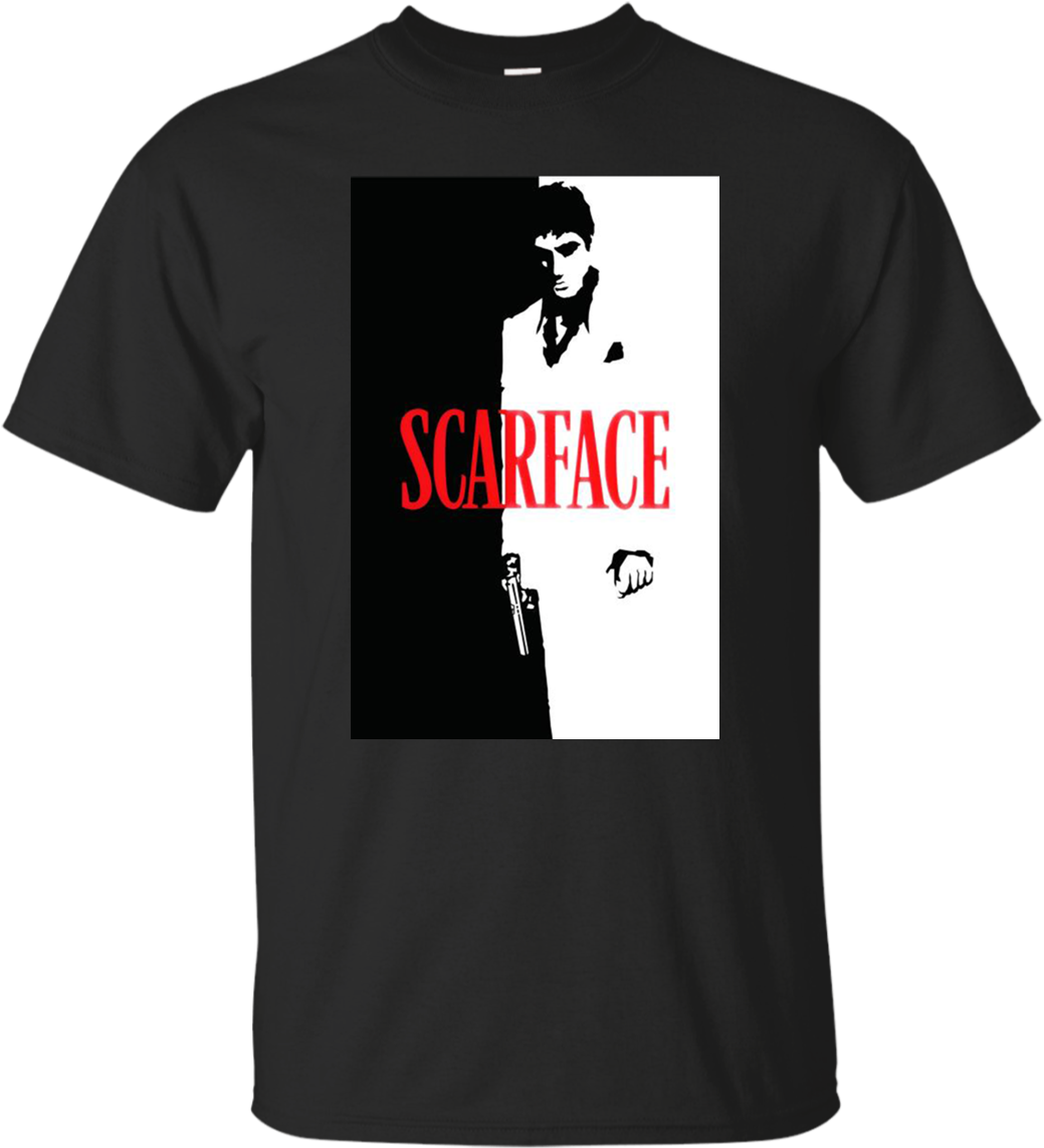 Scarface Shirt - Shipping Worldwide - Ninonine - Scarface Movie Poster 24in X36in (1155x1155), Png Download