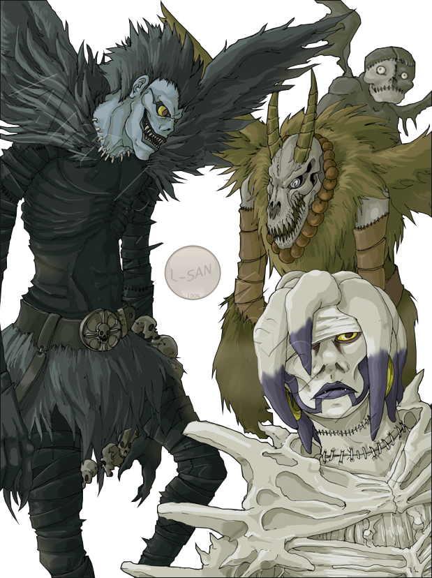 Gukku - Shinigami Death Note (619x828), Png Download