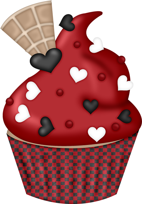 ○••°‿✿⁀cupcakes‿✿⁀°••○ Cupcake - Cupcake (504x692), Png Download