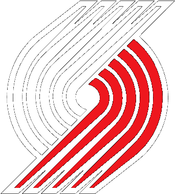 Portland Trail Blazers (358x397), Png Download