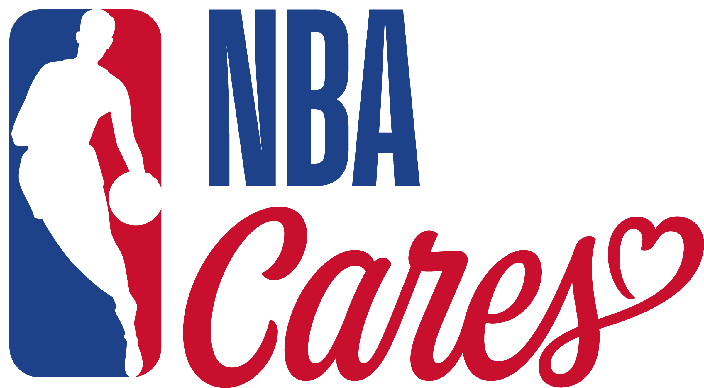 Here Is The New Portland Trail Blazers Logo Oregonlive - Nba Cares Logo Png (2400x1324), Png Download