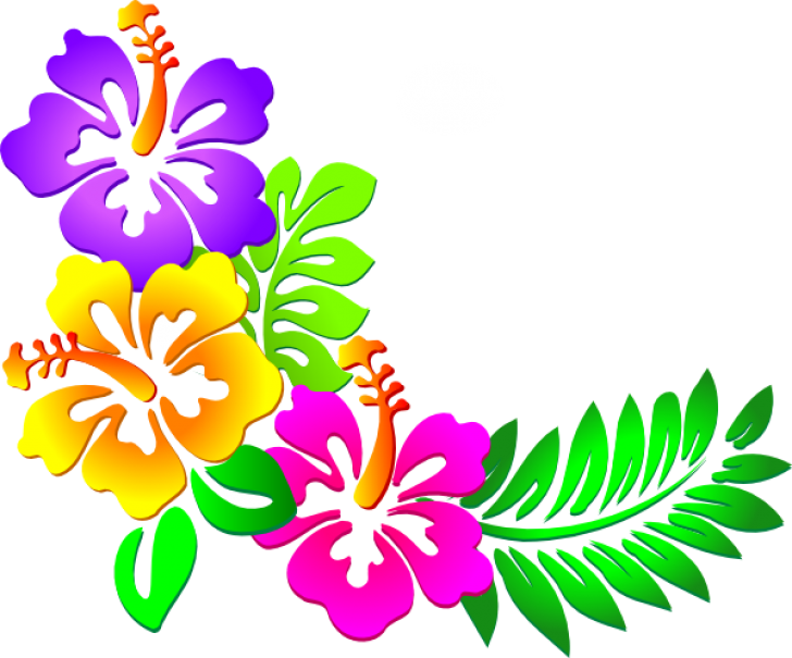 Purple Hawaiian Flowers Clip Art Best Flower Site