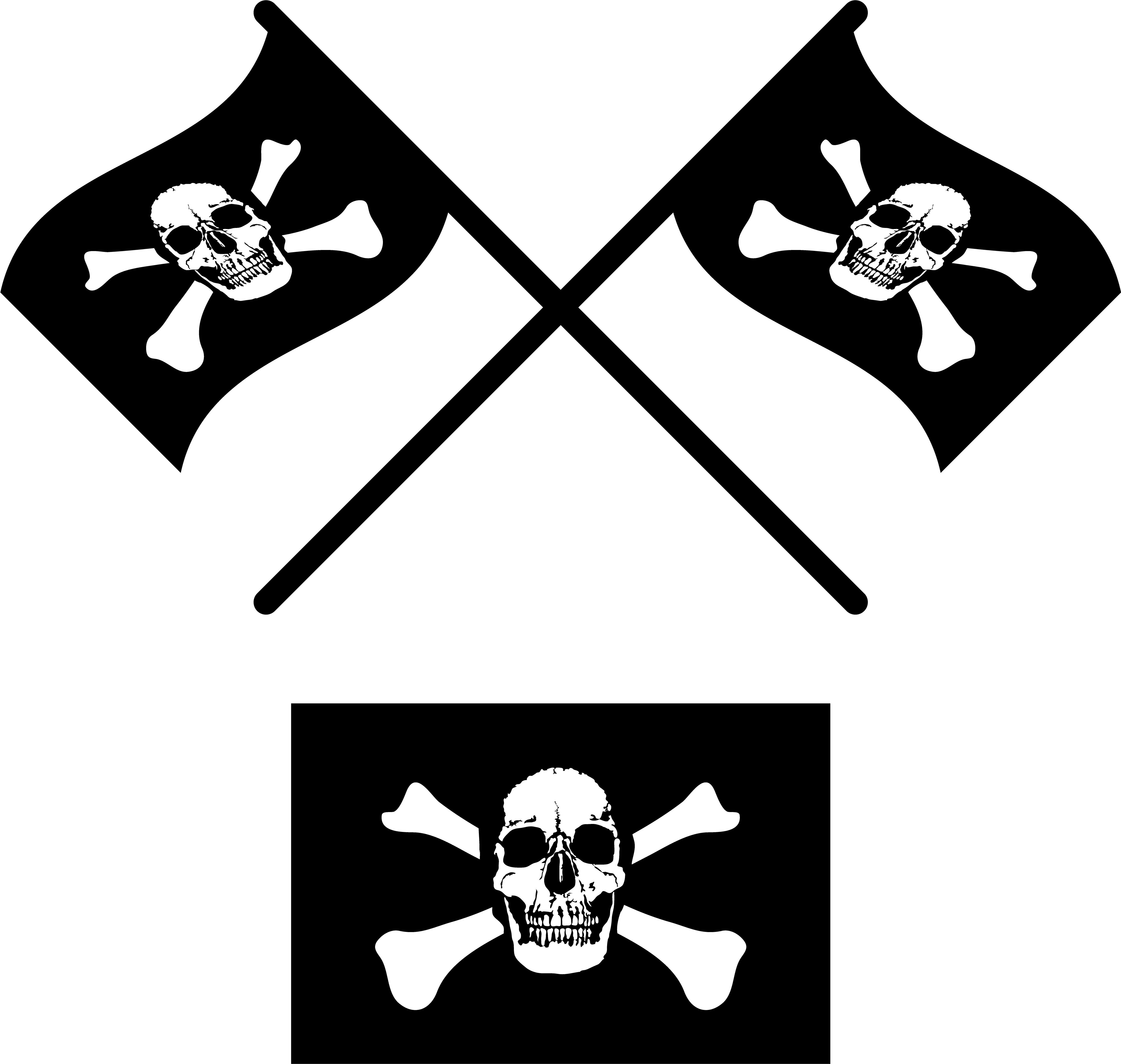 Skull Vector Set - Skull Vector (5556x5556), Png Download