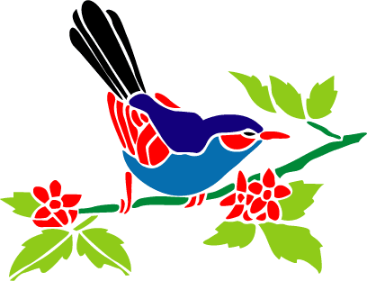 Bird Vector (408x312), Png Download