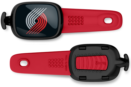 Portland Trail Blazers Stwrap - Portland Trail Blazers Sidelines Pillow (550x400), Png Download