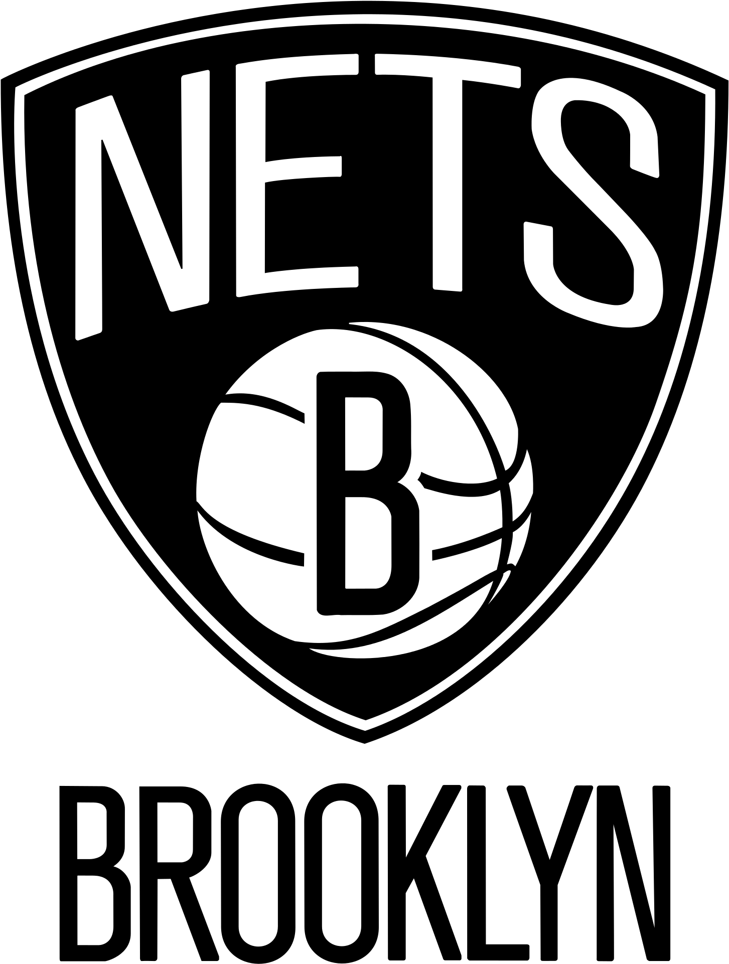 Original - Brooklyn Nets Logo Png (2000x2000), Png Download