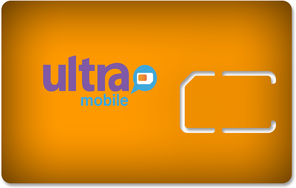 Ultra Mobile Sim Card - Net10 (971x616), Png Download
