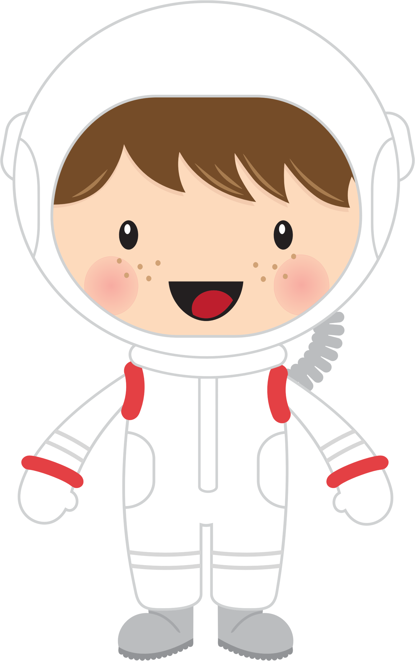This Free Icons Png Design Of Little Boy Astronaut (1408x2240), Png Download