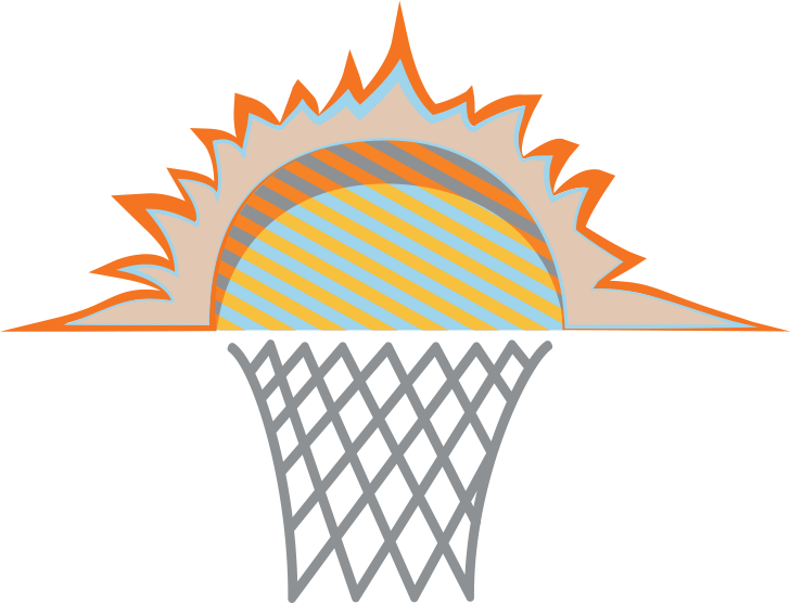 Phoenix Suns Basketball - Phoenix Suns (728x556), Png Download