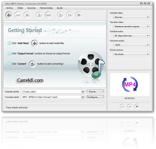 Ultra Mobile 3gp Video Converter - Ultra Mp4 Video Converter Español (520x498), Png Download