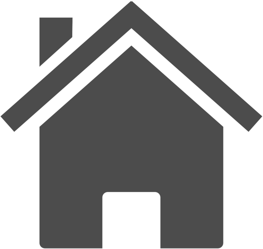 High Quality Stencil 10 Mil - House Silhouette Vector (1024x1024), Png Download