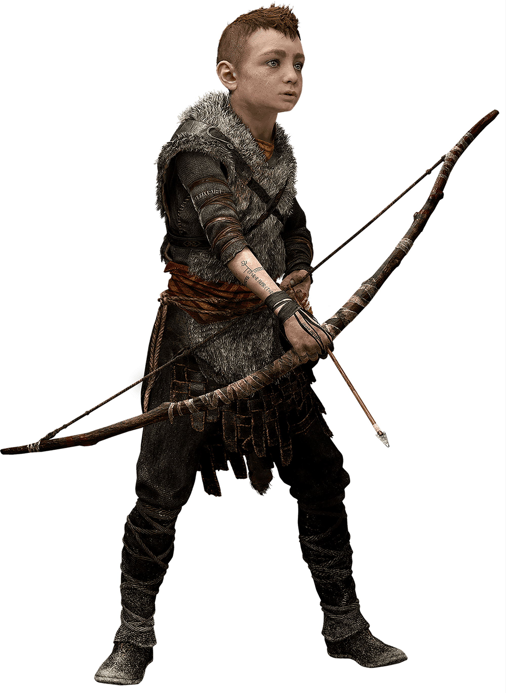 Son - Atreus God Of War (1133x1553), Png Download