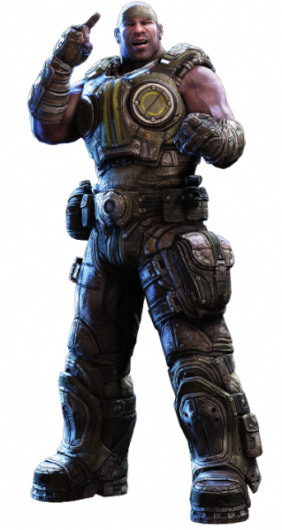 Gears Of War Clipart - Gears Of War Personajes (319x599), Png Download