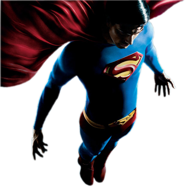 Superman Comic Hero Png - Nationals Park (726x734), Png Download
