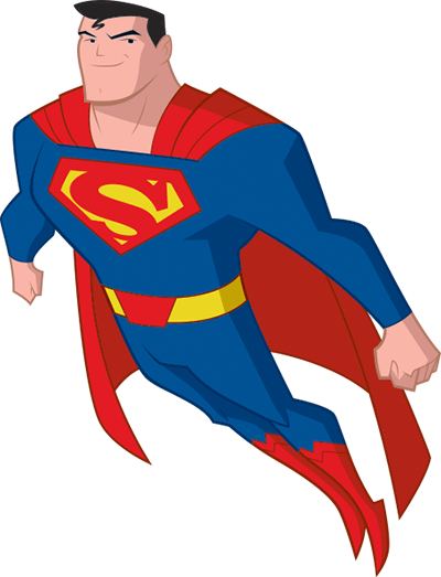 Super Mann (400x523), Png Download