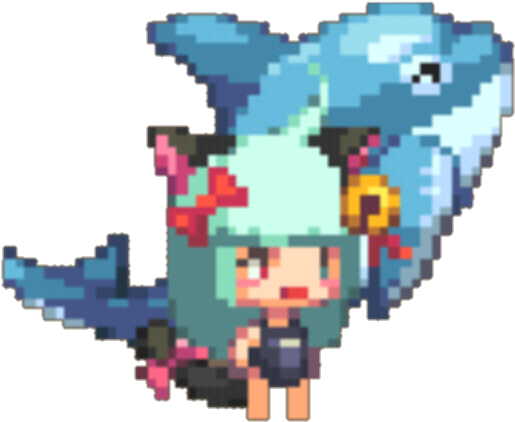 Mew On Summer Vacation - Portable Network Graphics (540x517), Png Download