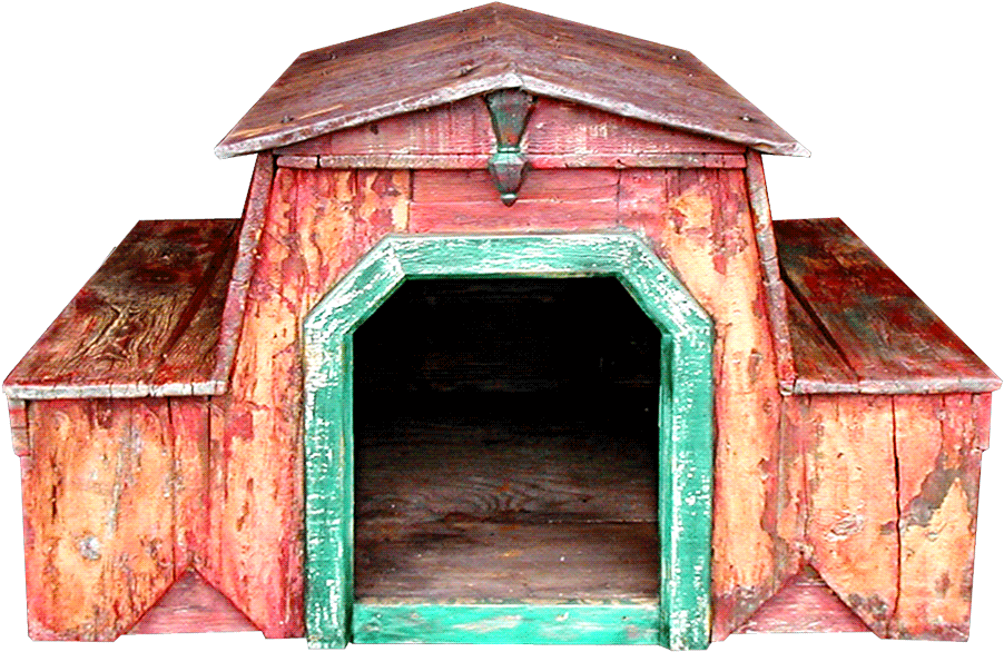 Dog House - Wood (1000x688), Png Download